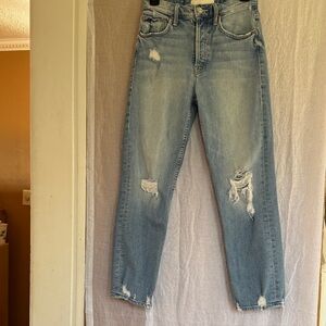 MOTHER THE TOMCAT LIGHT BLUE WOMEN JEANS SIZE 25